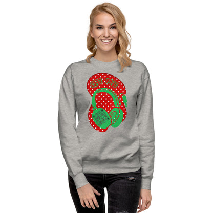 Personalized QR Code Polka Dot Sweatshirt – Tune In & Stand Out