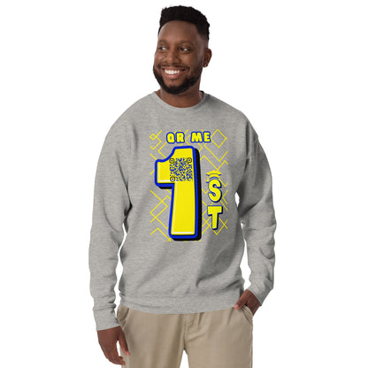 1st Year Uni Icebreaker | Personalized QR Code Unisex Sweatshirt