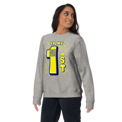 1st Year Uni Icebreaker | Personalized QR Code Unisex Sweatshirt