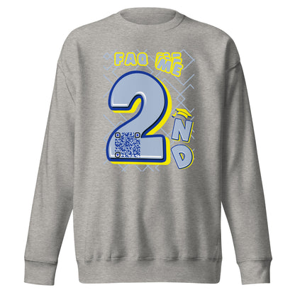 2nd Year Uni Connection Boost! Custom QR Code Sweatshirt