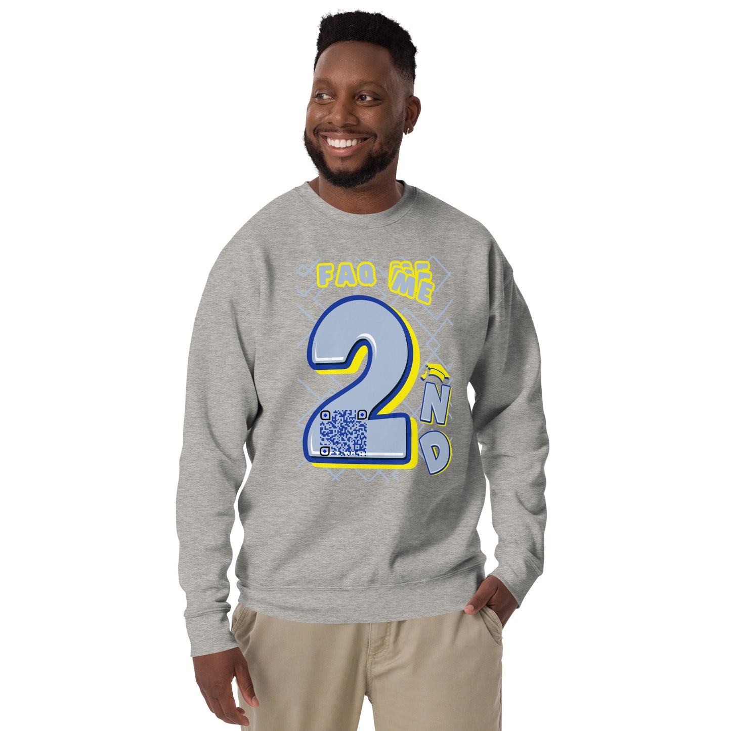 2nd Year Uni Connection Boost! Custom QR Code Sweatshirt