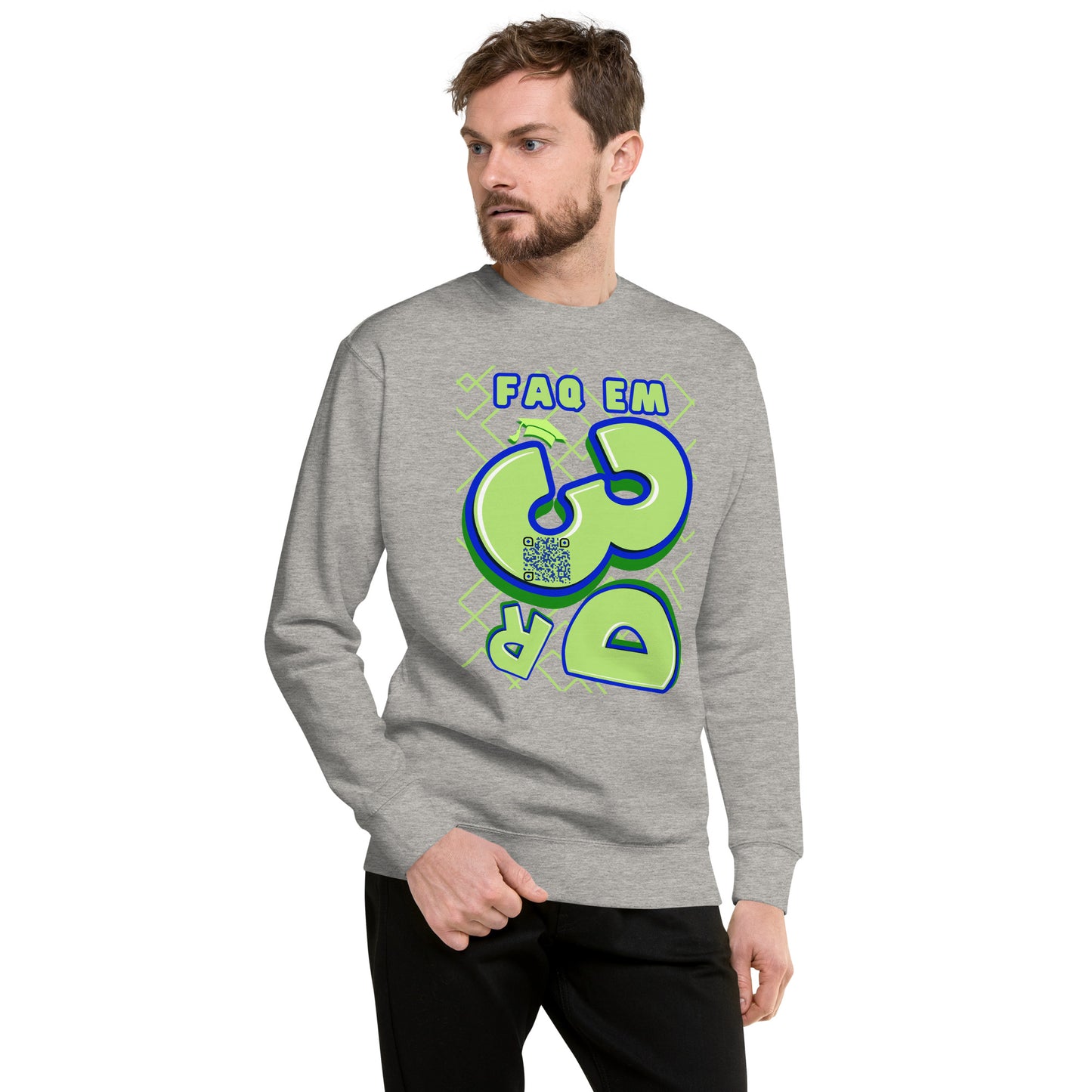 3rd Year Uni Essential! Custom QR Code Unisex Sweatshirt