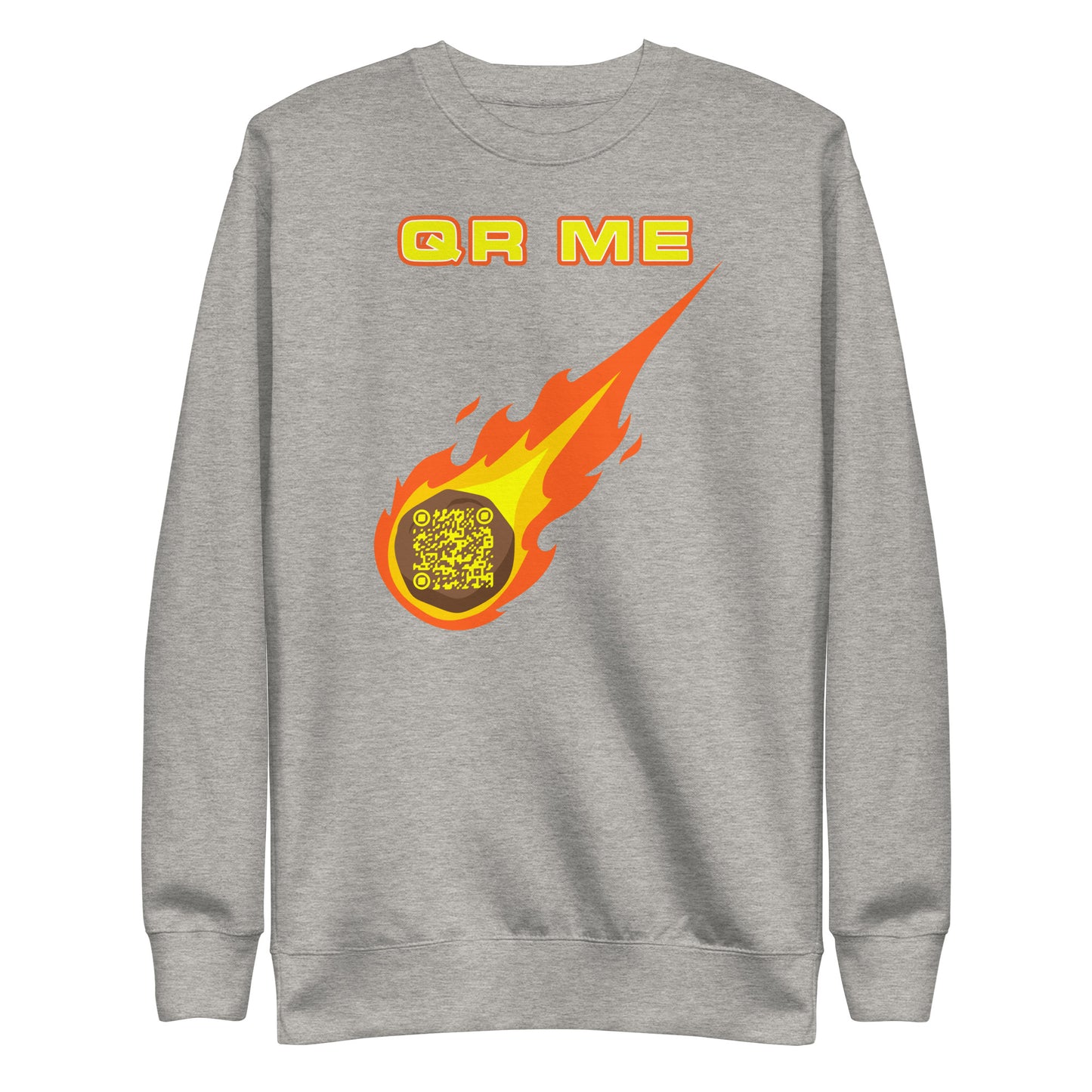 Galactic Gear Personalized QR Code Unisex Sweatshirt