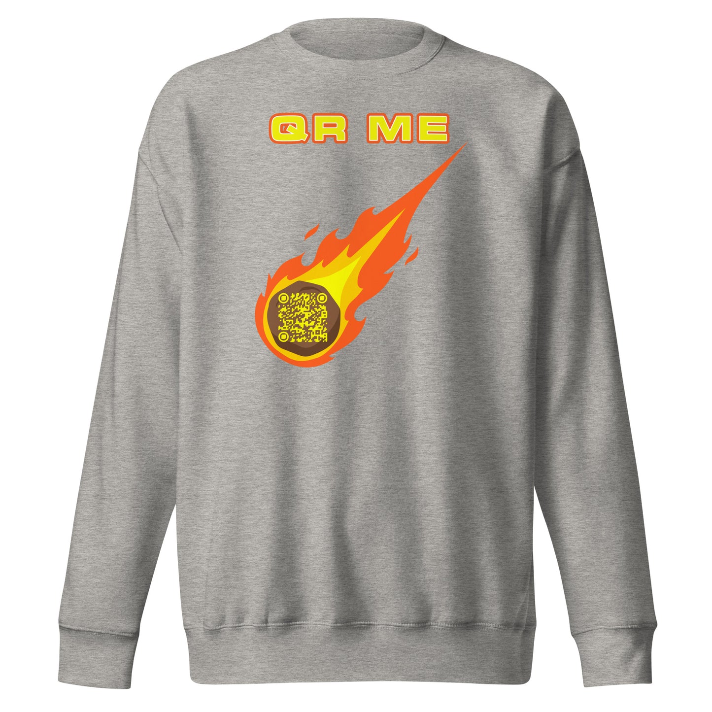 Galactic Gear Personalized QR Code Unisex Sweatshirt