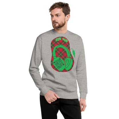 Music Vibes QR Code Sweatshirt - Personalize with Your Tracks!