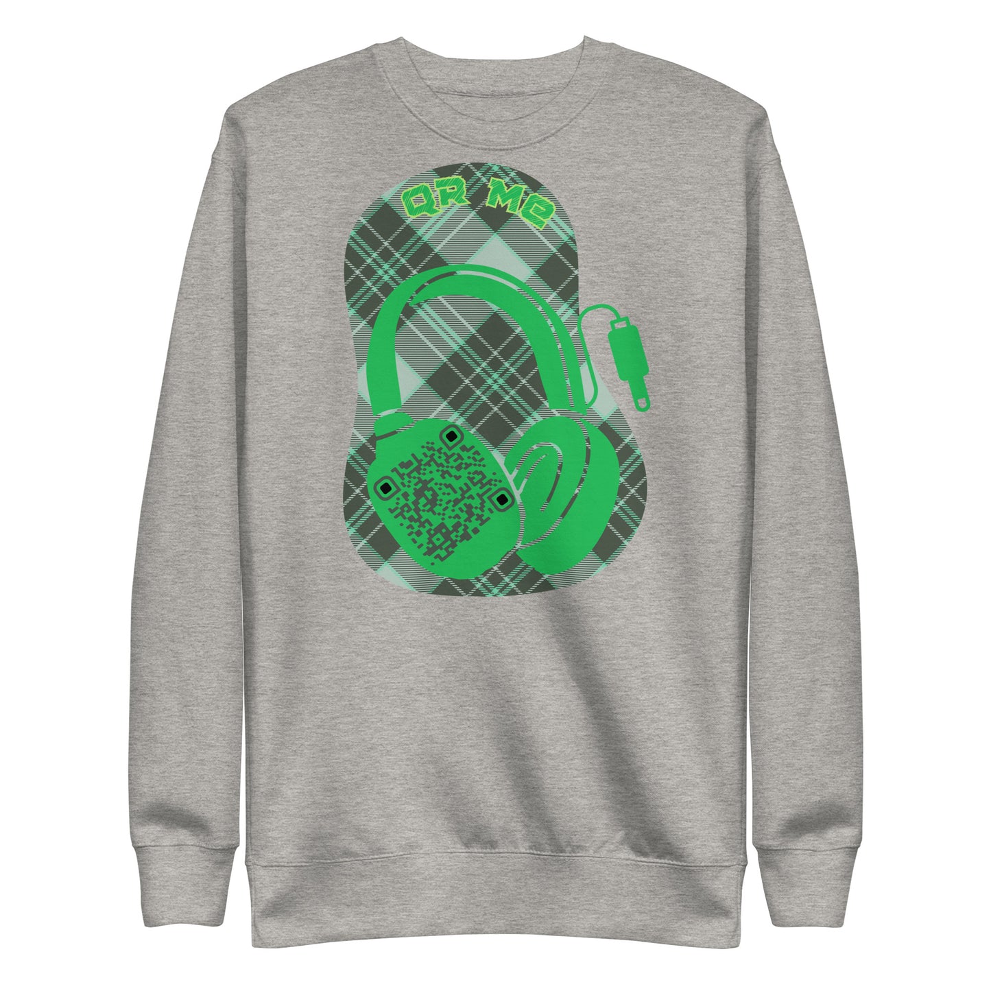 Music Vibes QR Code Sweatshirt - Share Your Tunes in Style!