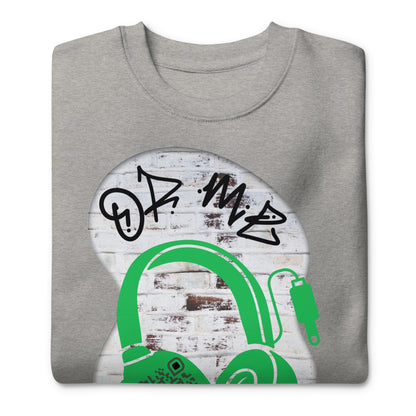 Personalized QR Code Sweatshirt – Graffiti Vibes for Music Lovers