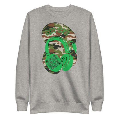 Personalized QR Code Sweatshirt – Camouflage Beats Edition 🎶