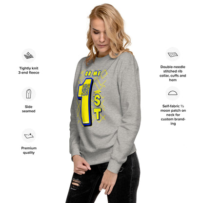 1st Year Uni Icebreaker | Personalized QR Code Unisex Sweatshirt