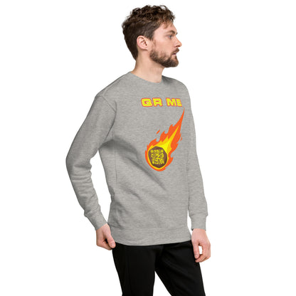 Galactic Gear Personalized QR Code Unisex Sweatshirt