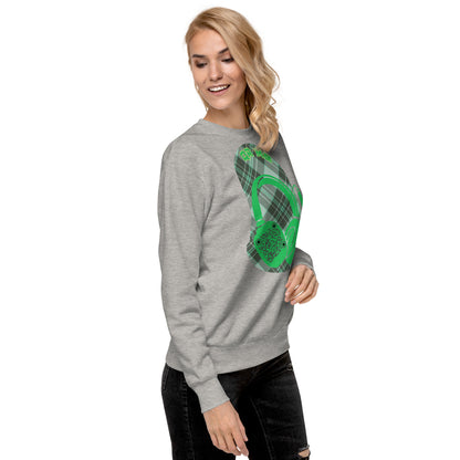 Music Vibes QR Code Sweatshirt - Share Your Tunes in Style!