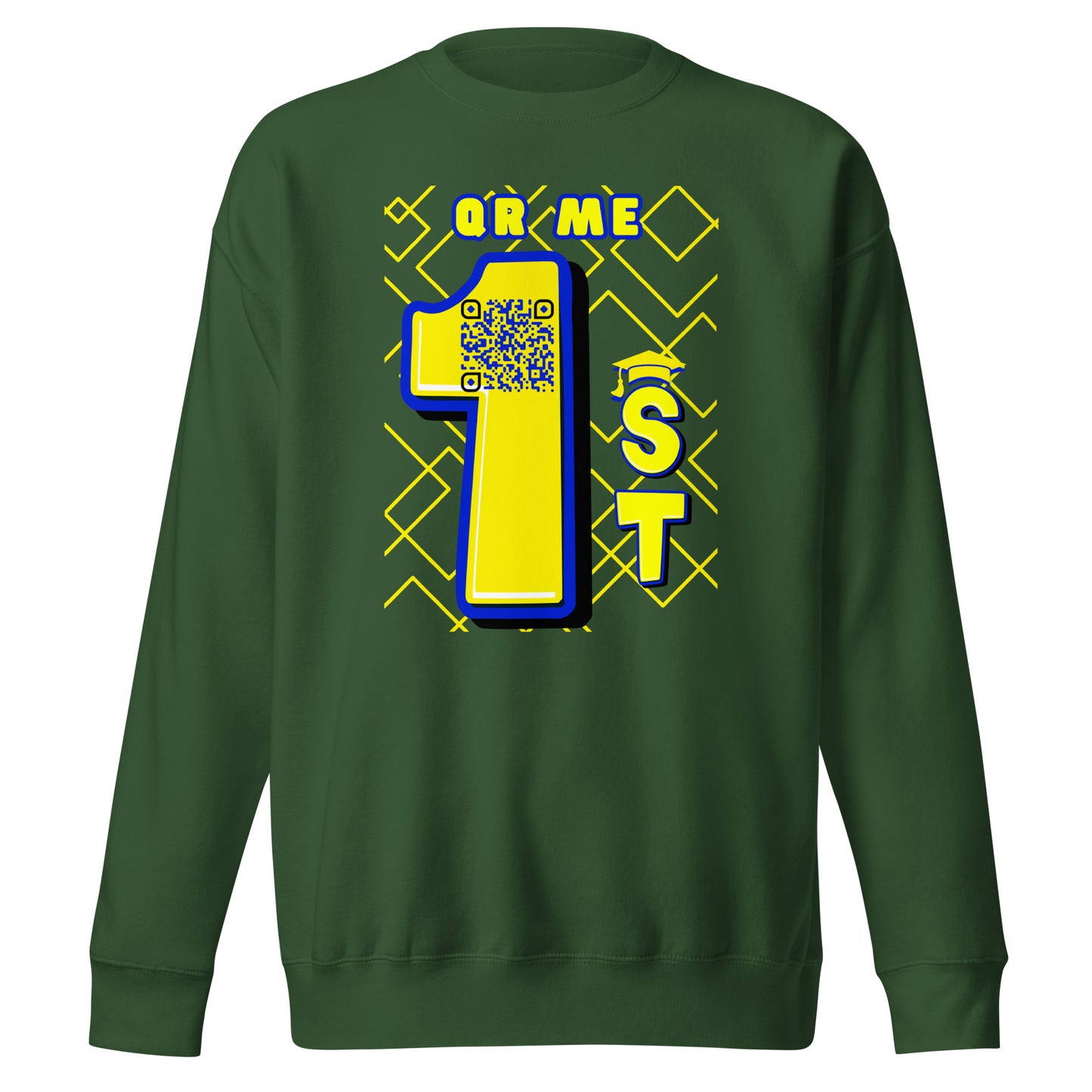 1st Year Uni Icebreaker | Personalized QR Code Unisex Sweatshirt