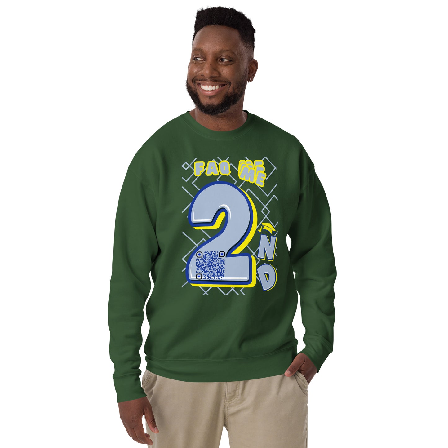 2nd Year Uni Connection Boost! Custom QR Code Sweatshirt