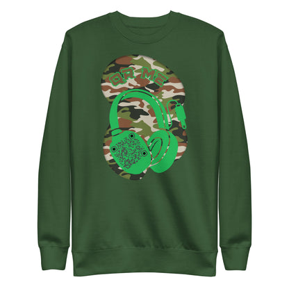 Personalized QR Code Sweatshirt – Camouflage Beats Edition 🎶