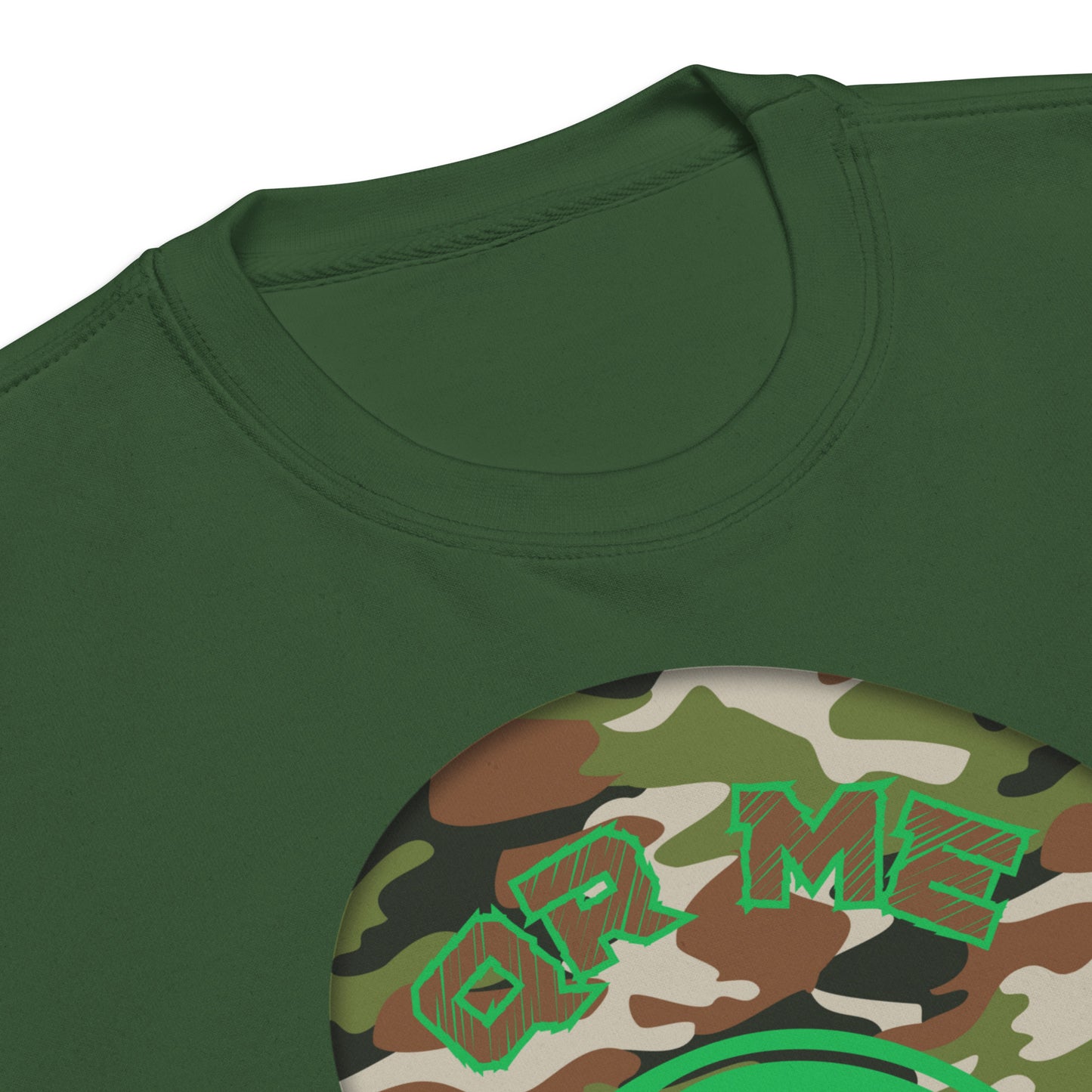 Personalized QR Code Sweatshirt – Camouflage Beats Edition 🎶