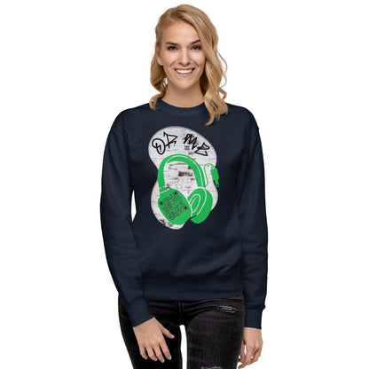 Personalized QR Code Sweatshirt – Graffiti Vibes for Music Lovers