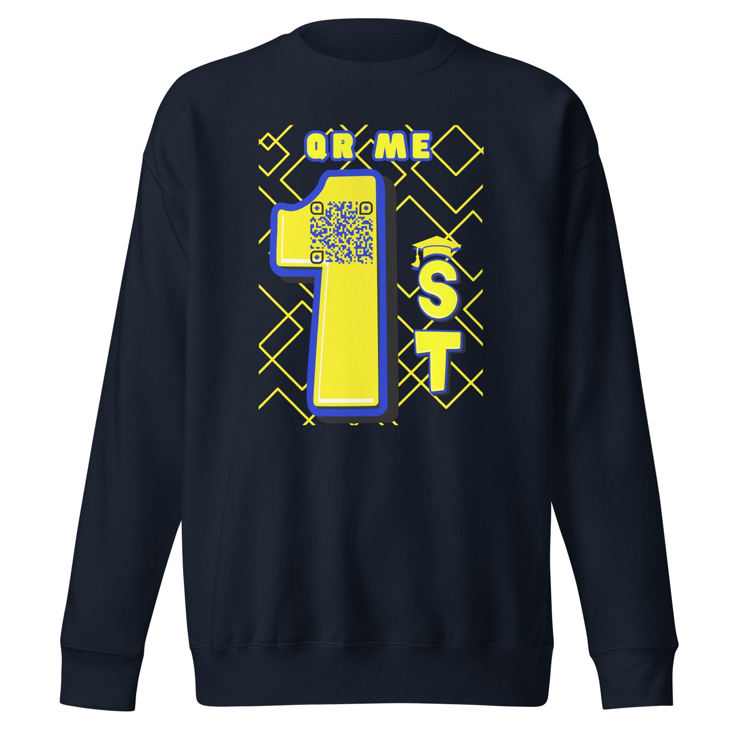 1st Year Uni Icebreaker | Personalized QR Code Unisex Sweatshirt