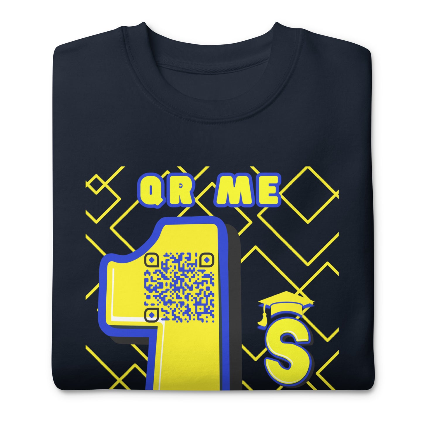 1st Year Uni Icebreaker | Personalized QR Code Unisex Sweatshirt