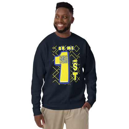 1st Year Uni Icebreaker | Personalized QR Code Unisex Sweatshirt