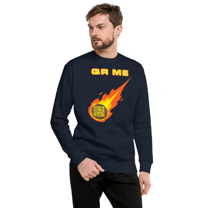 Galactic Gear Personalized QR Code Unisex Sweatshirt