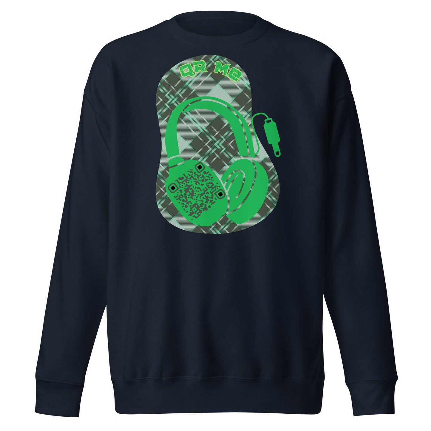 Music Vibes QR Code Sweatshirt - Share Your Tunes in Style!