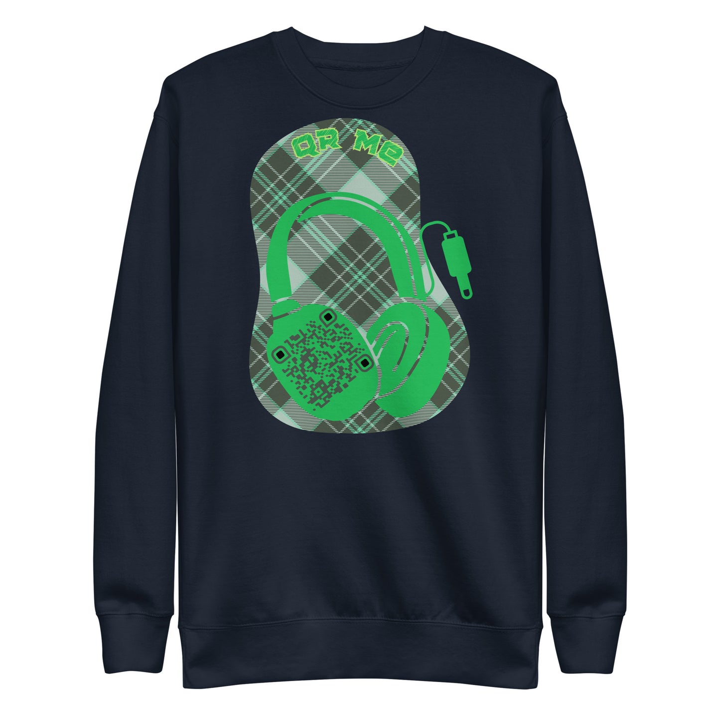 Music Vibes QR Code Sweatshirt - Share Your Tunes in Style!