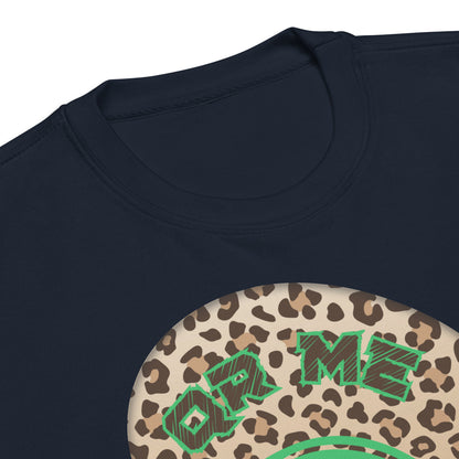 Leopard Print Personalized QR Code Sweatshirt – Wear Your Playlist!