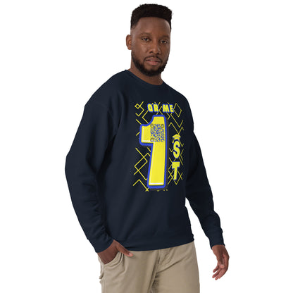 1st Year Uni Icebreaker | Personalized QR Code Unisex Sweatshirt