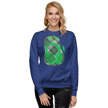 Music Vibes QR Code Sweatshirt - Share Your Tunes in Style!