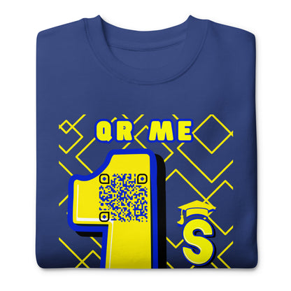 1st Year Uni Icebreaker | Personalized QR Code Unisex Sweatshirt