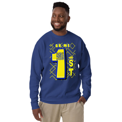 1st Year Uni Icebreaker | Personalized QR Code Unisex Sweatshirt