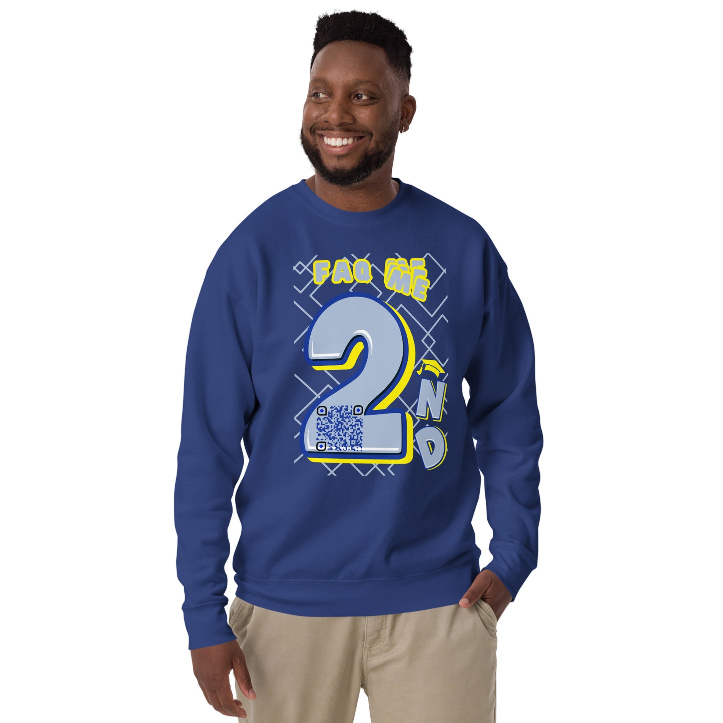 2nd Year Uni Connection Boost! Custom QR Code Sweatshirt