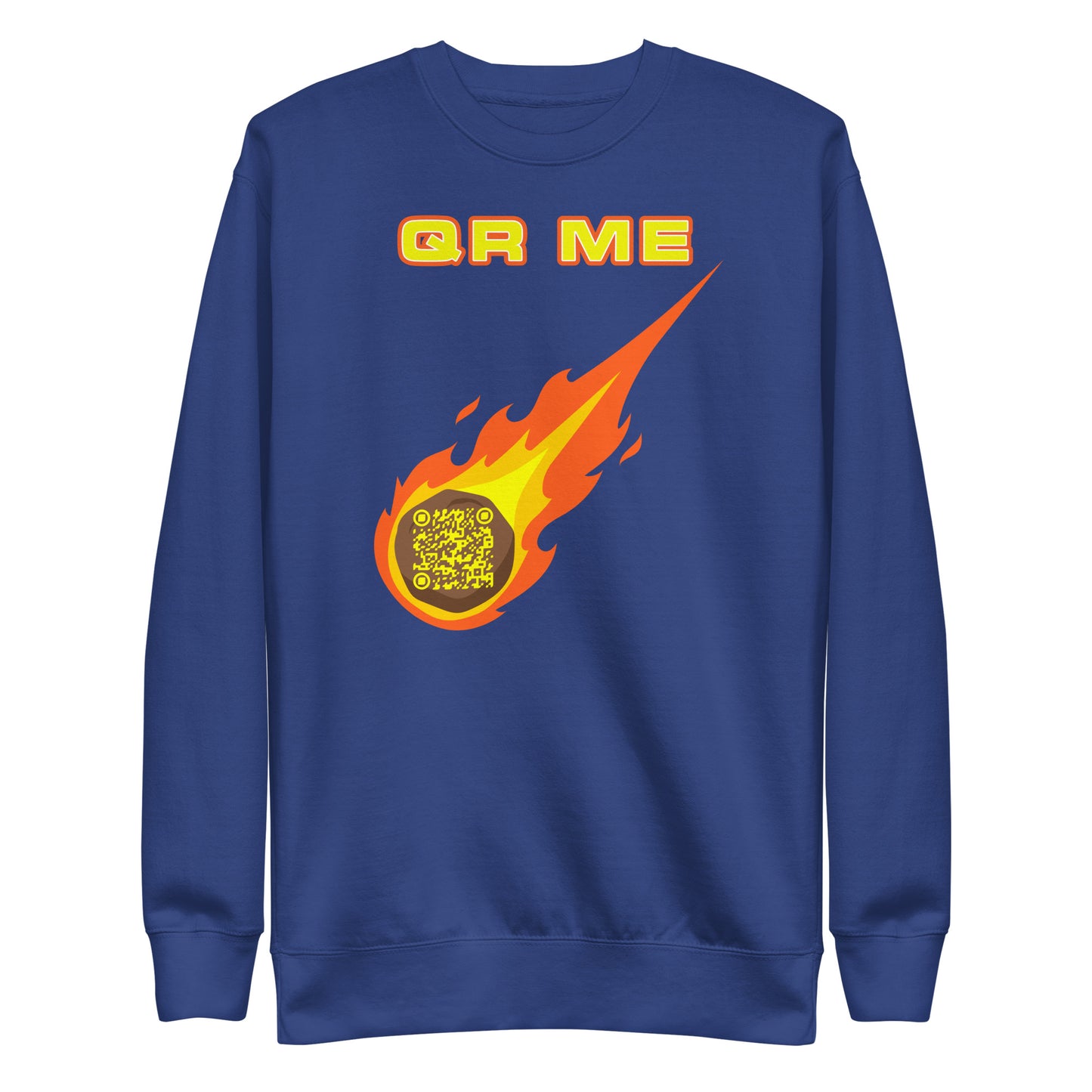 Galactic Gear Personalized QR Code Unisex Sweatshirt