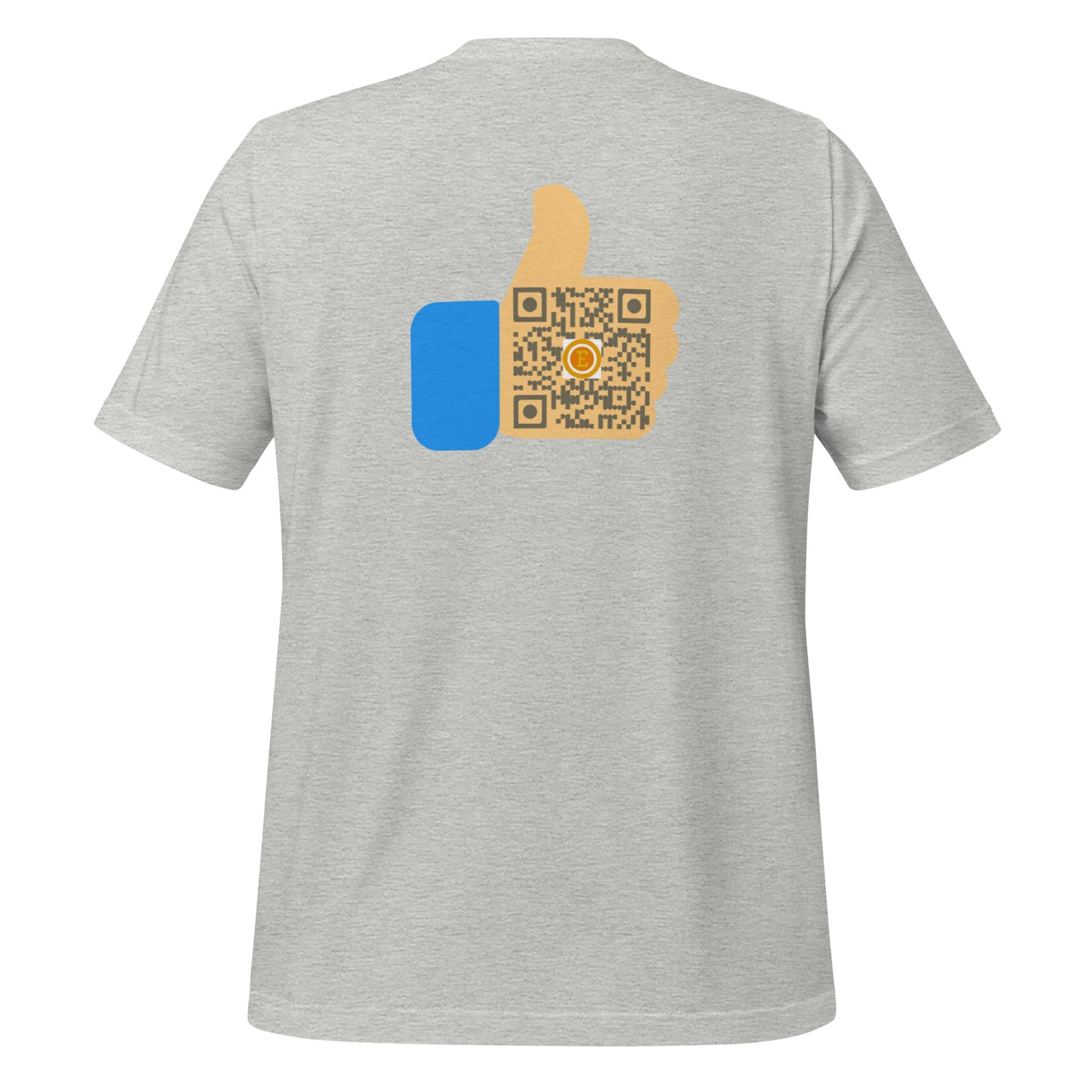 Social Influencer QR Code Unisex t-shirt-QR GEAR STORE