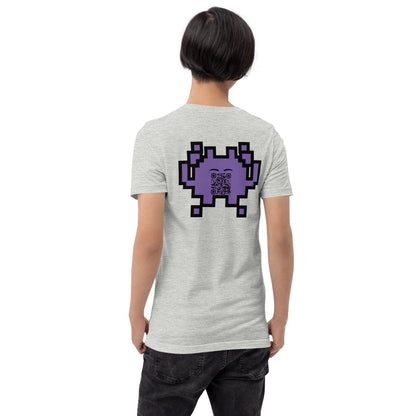 Alien Emoji Personalized QR Code Unisex T-Shirt