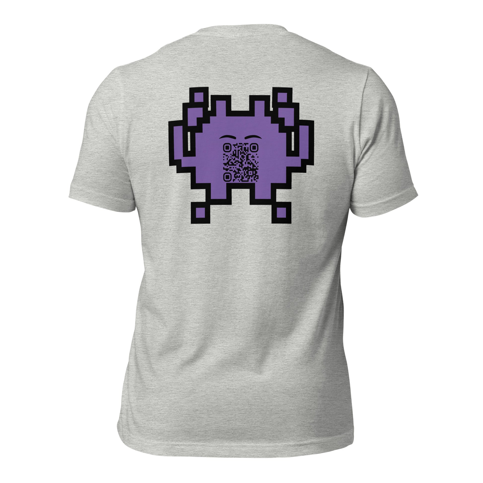 Alien Emoji Personalized QR Code Unisex T-Shirt-QR GEAR STORE