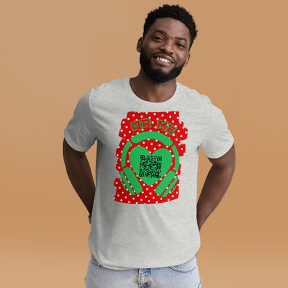 R&B QR Code T-shirt – Share Your Spotify Playlists