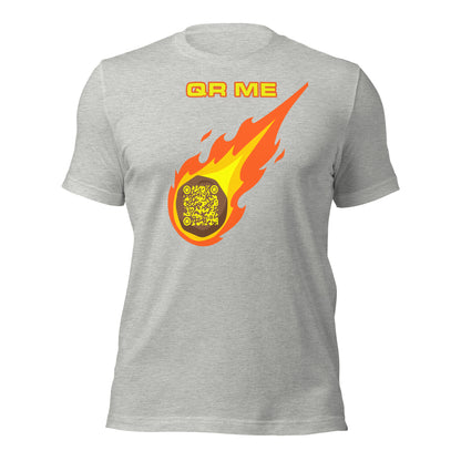 Galactic Gear: Personalized QR Code Unisex T-Shirt