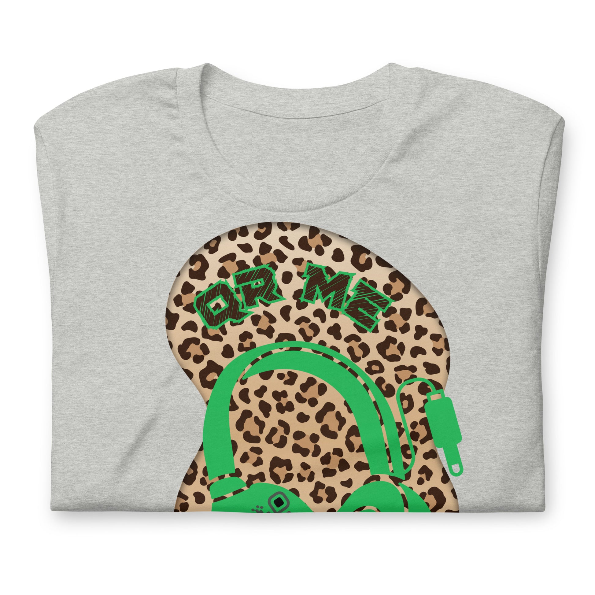 Leopard Print QR Code T-Shirt – Share Your Music Wildly
