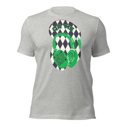 Harlequin QR Code T-Shirt – Share Your Tunes with Flair