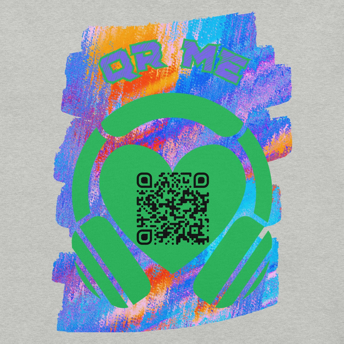 No.1 Music Fan QR Code T-Shirt – Share Your Playlist