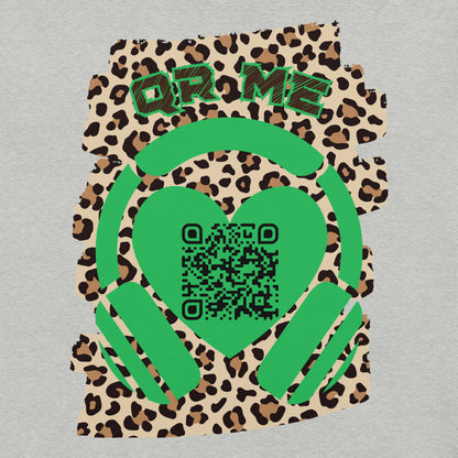 Collaborative Playlist QR Code T-shirt – Share Your Music