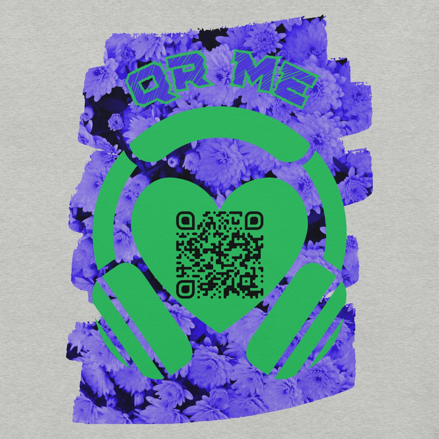 Fruits Music QR Code T-shirt – Share Your Spotify Vibes