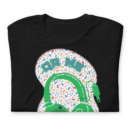 Multicolour Polka Dot QR Code T-Shirt – Share Your Music Playfully