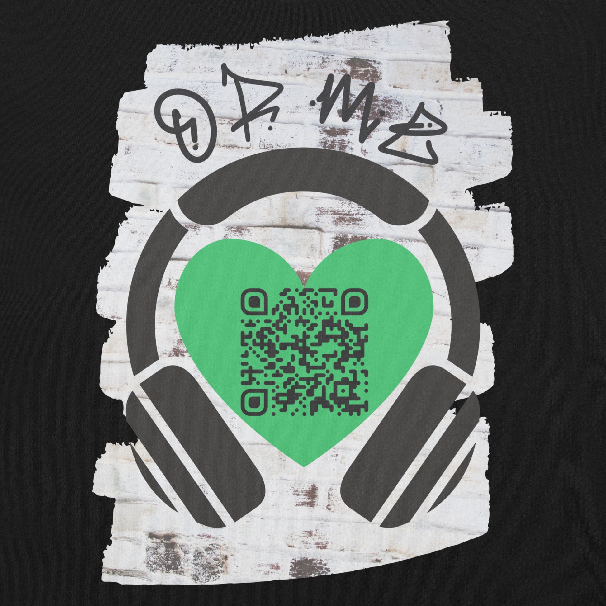 Music Sharing QR Code T-Shirt – Share Your Playlist!