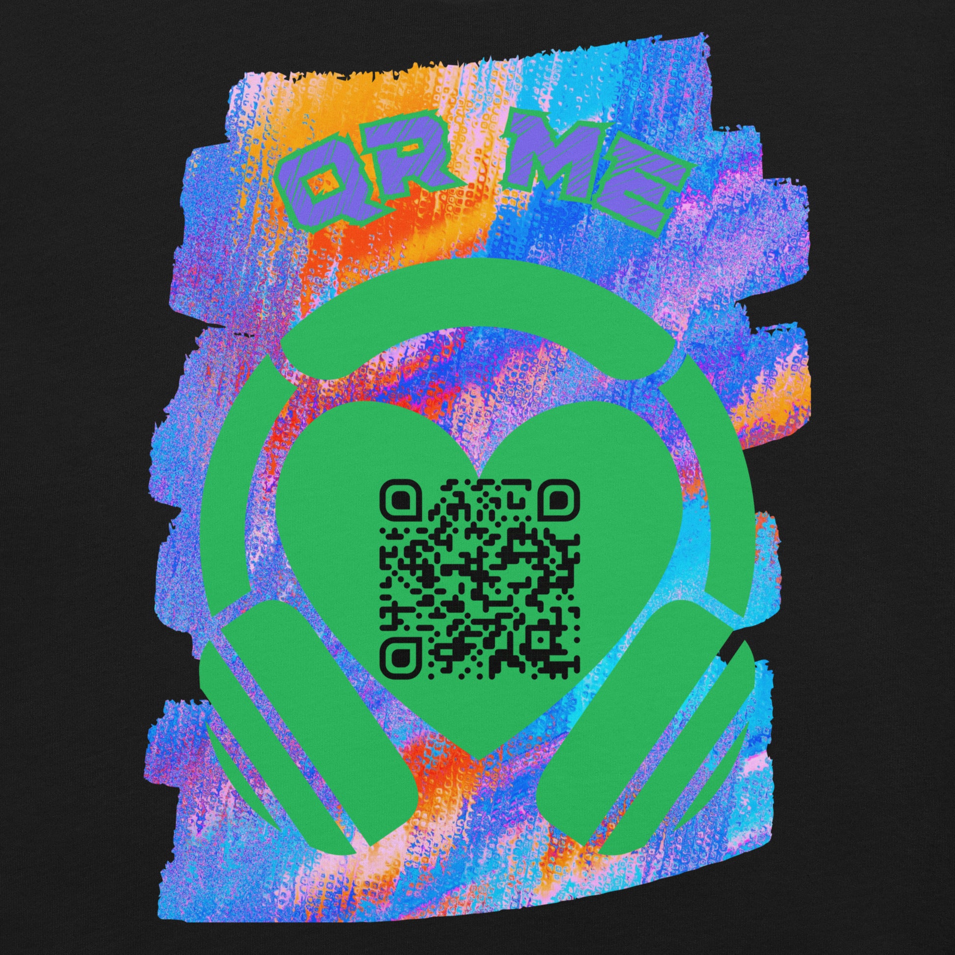 No.1 Music Fan QR Code T-Shirt – Share Your Playlist