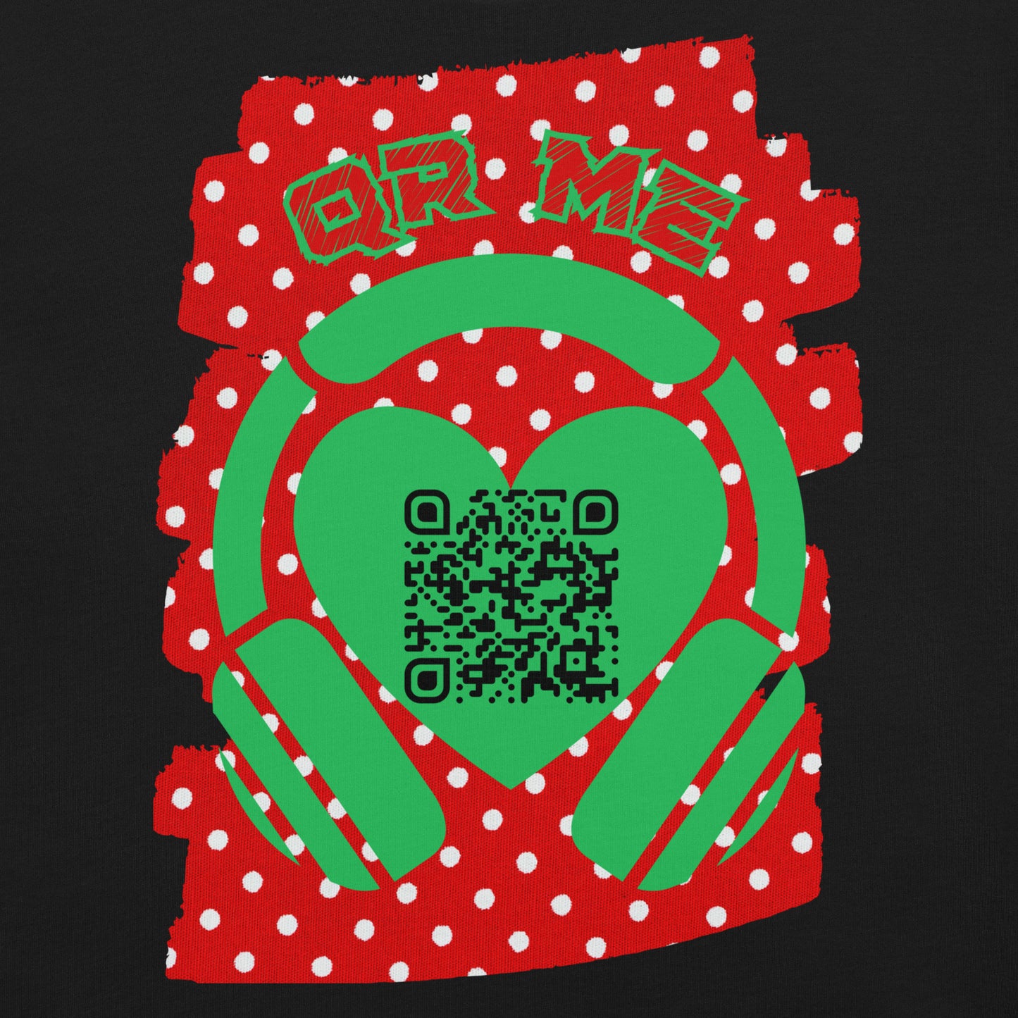 R&B QR Code T-shirt – Share Your Spotify Playlists