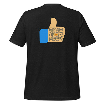 Social Influencer QR Code Unisex t-shirt-QR GEAR STORE