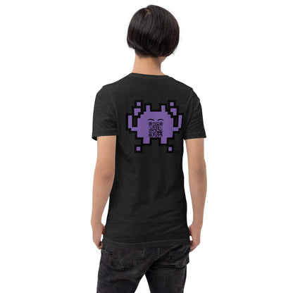 Alien Emoji Personalized QR Code Unisex T-Shirt