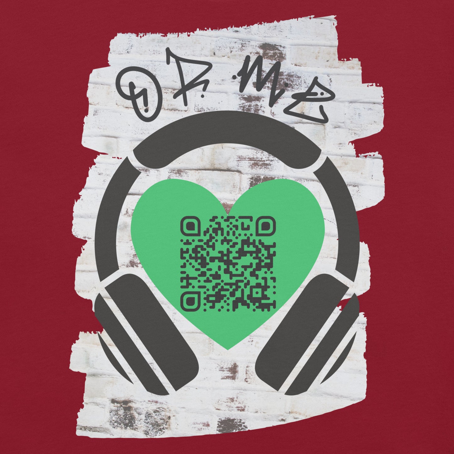 Music Sharing QR Code T-Shirt – Share Your Playlist!